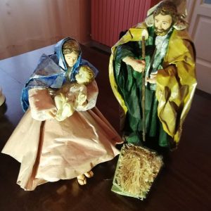 Natività in cartapesta cm. 30 € 100